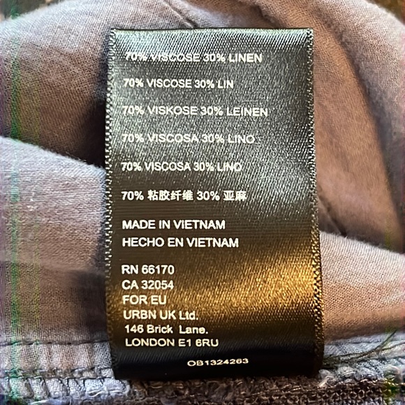 Free People Straight Leg Trouser Navy Blue Size 0 Womens Small - Picture 15 of 15